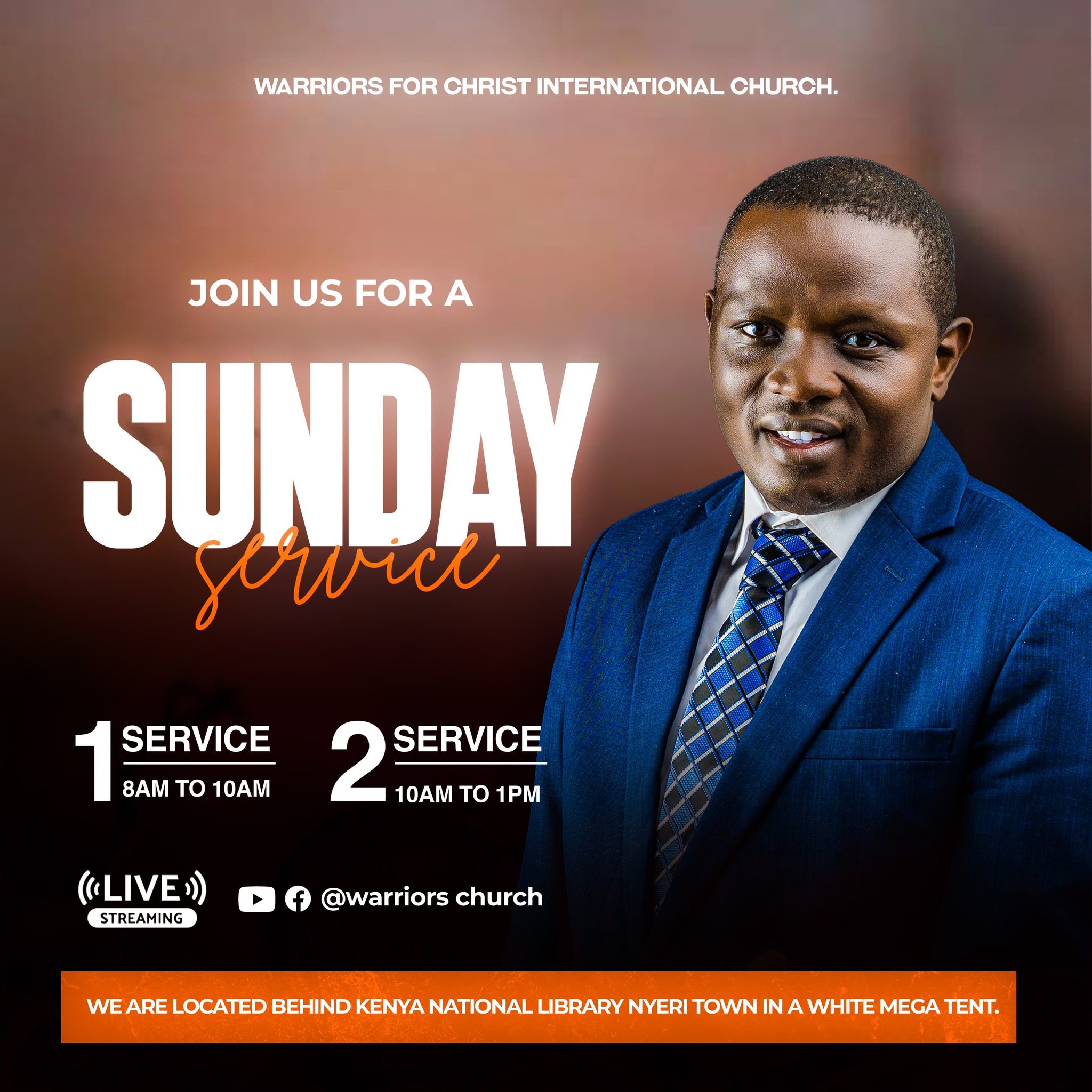 JOIN US FOR SUNDAY SERVICE
